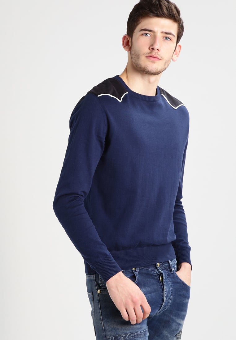 JUST CAVALLI Jumper - blue navy Men Clothing Jumpers & Cardigans,just cavalli sale ,just cavalli jeans price in,official shop,Just Cavalli-Men Clothing-Jumpers & Cardigans On Sale, Just Cavalli-Men Clothing-Jumpers & Cardigans Outlet Store - Low Price Guarantee On All Our Items